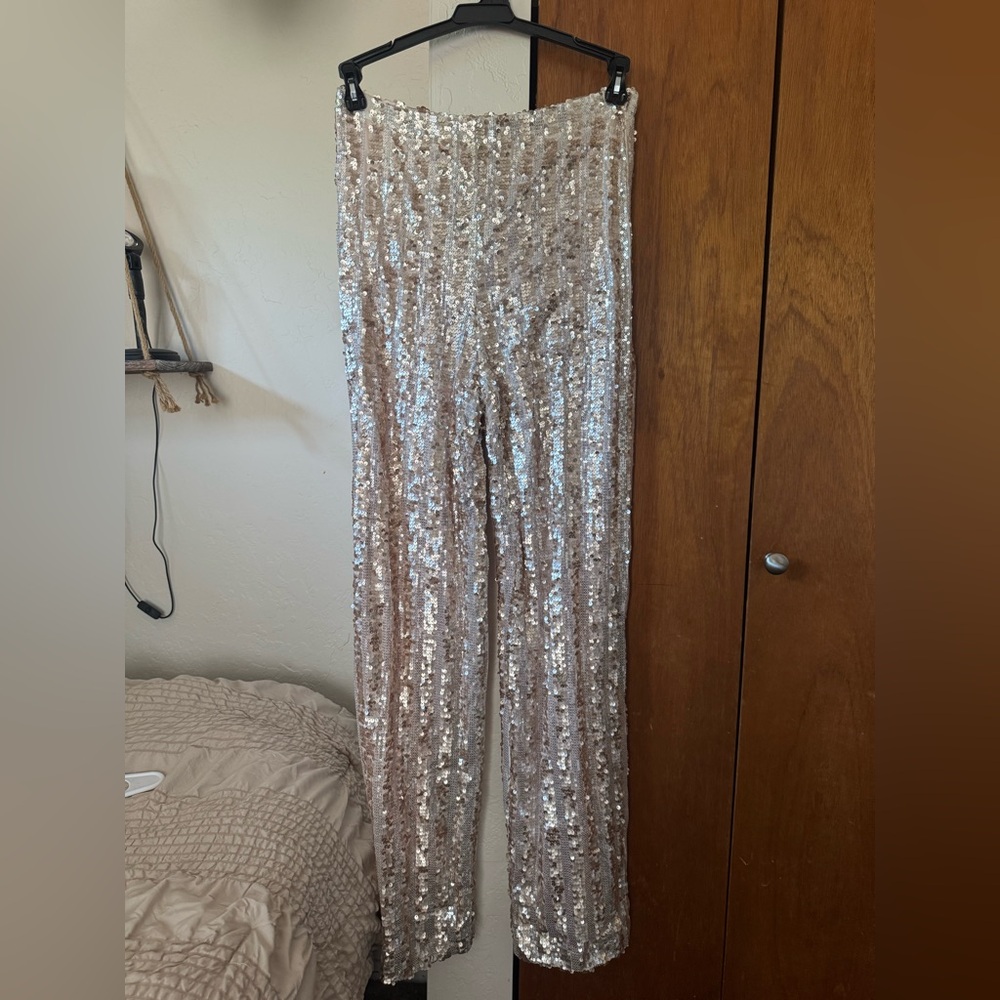Sequin pants